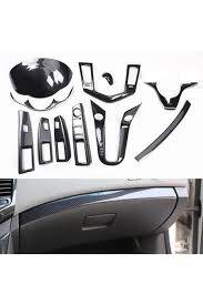 Araç İçi Detaylı Karbon Fiber Konsol Kaplama Seti