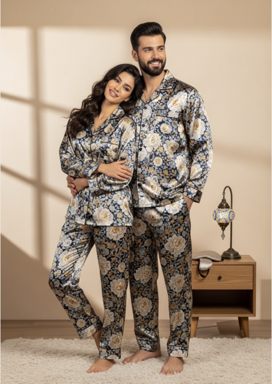 Kadın Erkek Eş Pijama Takımı - 1