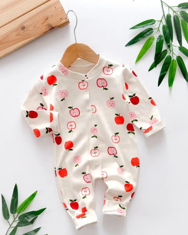 Organik Pamuk 5'li Zıbın Seti (0-6 Ay) - 1